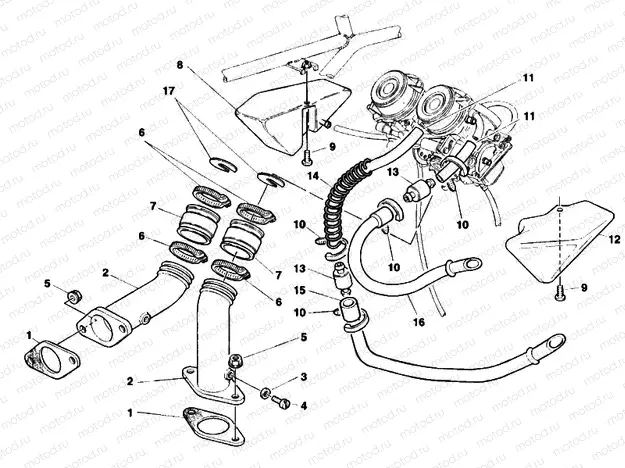 INTAKE MANIFOLD » INTAKE, CARBURETTOR