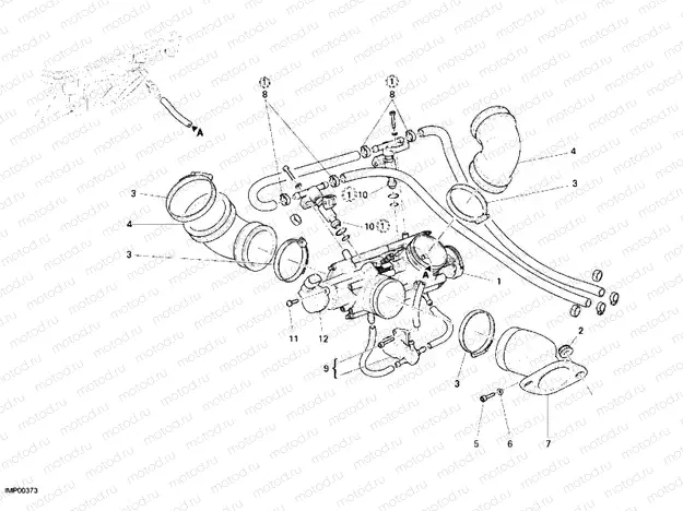 INTAKE MANIFOLD » INTAKE, CARBURETTOR