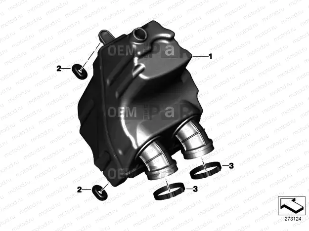Intake muffler