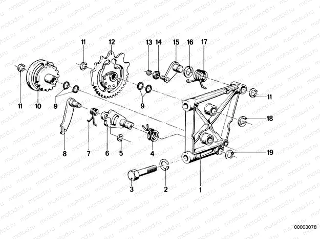 Internal shifting parts/shifting cam