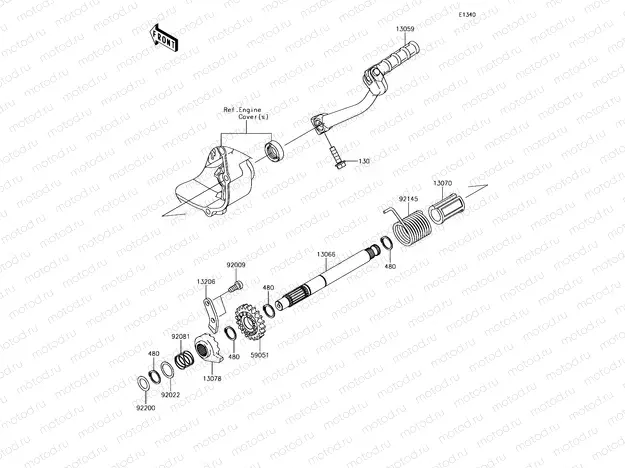 Kickstarter Mechanism