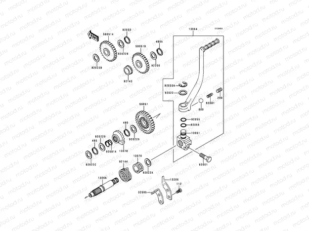 Kickstarter Mechanism(SF250AE026492-