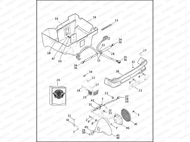 LAMPS AND SPEAKER HOUSINGS - ULTRA TOUR-PAK