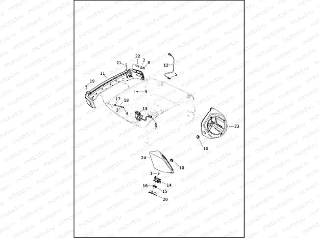 LAMPS AND SPEAKER HOUSINGS, ULTRA TOUR-PAK