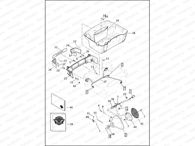 LAMPS & SPEAKER HOUSINGS, TOUR-PAK