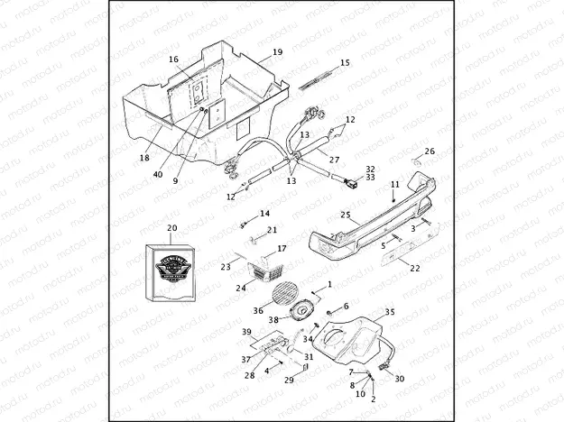 LAMPS & SPEAKER HOUSINGS - ULTRA TOUR-PAK