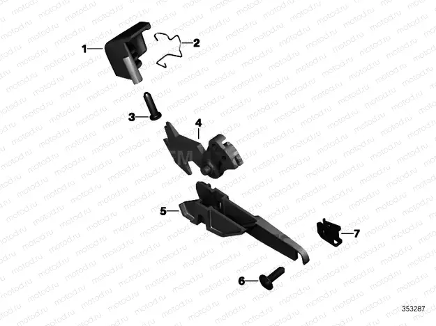 Latch mechanism, storage bin, left