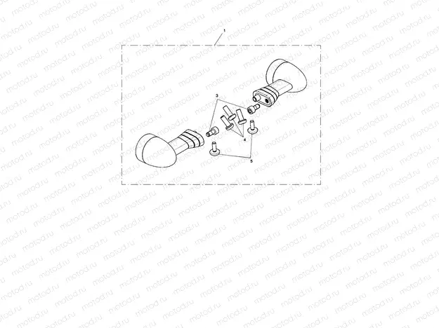 LED Indicator Kit, D40 Short, 120 Lead