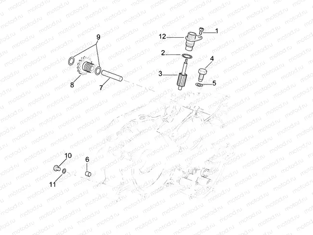 Left crankcase
