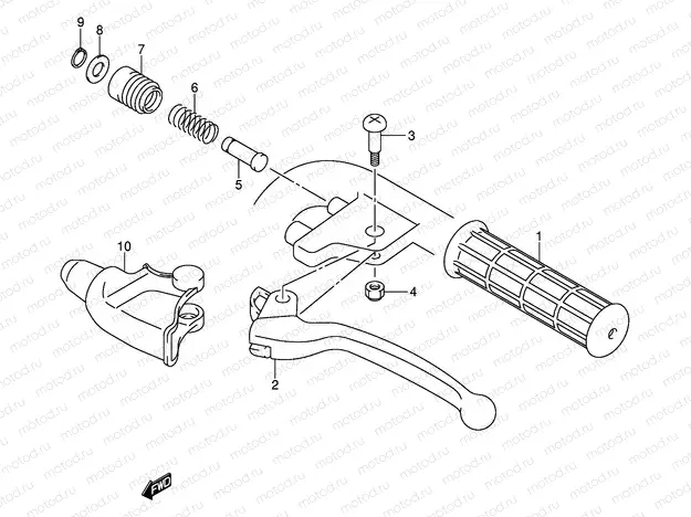 LH HANDLE LEVER
