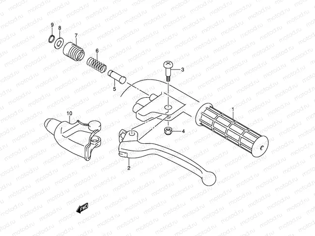 LH HANDLE LEVER