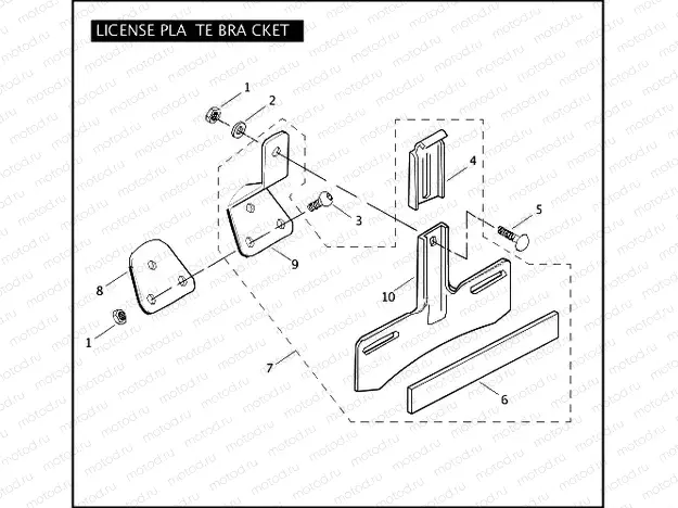 LICENSE PLATE BRACKET
