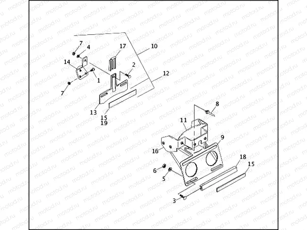 LICENSE PLATE BRACKETS