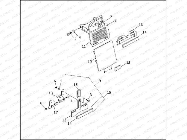 LICENSE PLATE BRACKETS