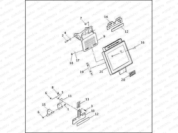 LICENSE PLATE BRACKETS