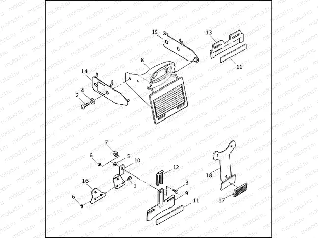 LICENSE PLATE BRACKETS