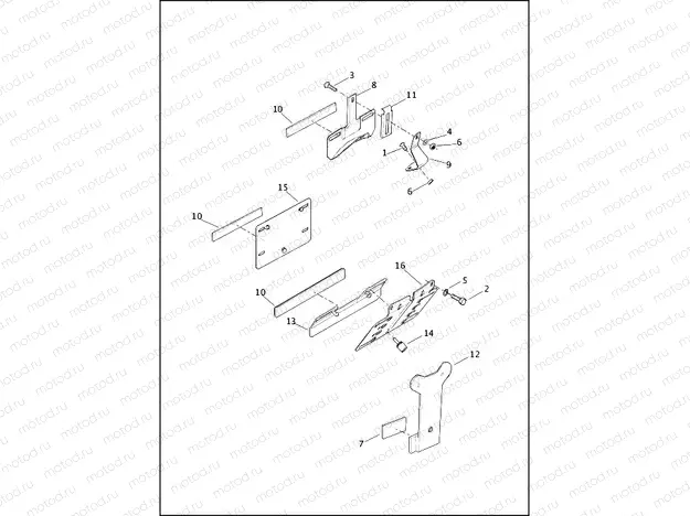 LICENSE PLATE BRACKETS