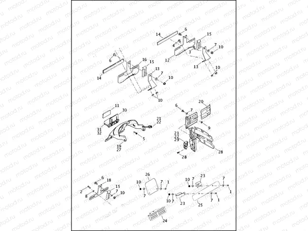 LICENSE PLATE BRACKETS