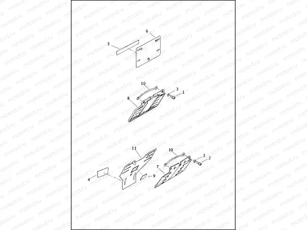 LICENSE PLATE BRACKETS