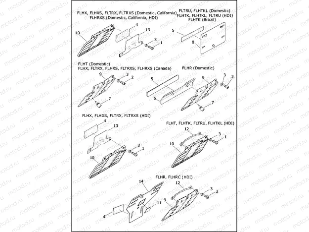 LICENSE PLATE BRACKETS