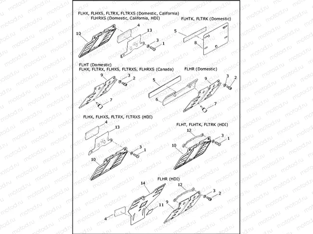 LICENSE PLATE BRACKETS