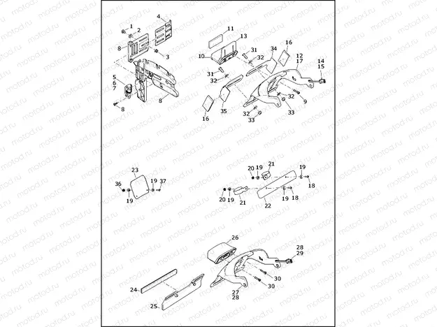 LICENSE PLATE BRACKETS