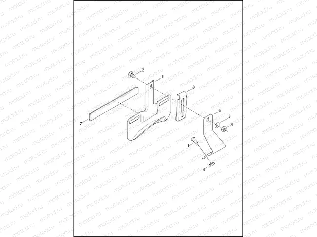 LICENSE PLATE BRACKETS - FLDE, FLHC, FLHCS, FXLR