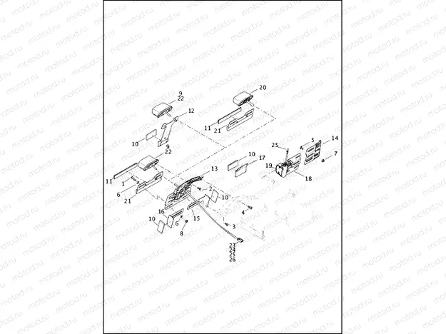 LICENSE PLATE BRACKETS - FLS & FXS