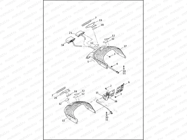 LICENSE PLATE BRACKETS - FXSB