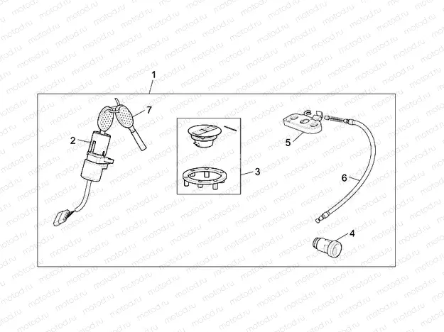 Lock hardware kit