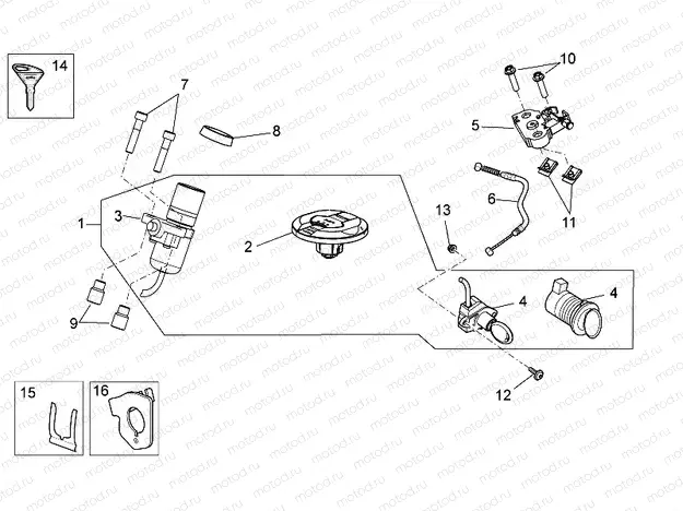 Lock hardware kit