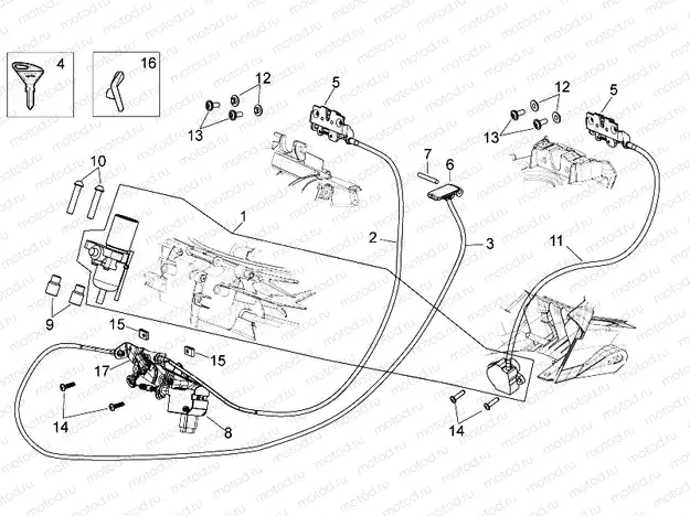 Lock hardware kit