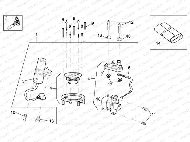 Lock hardware kit