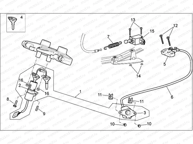Lock hardware kit