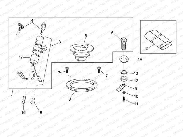 Lock hardware kit