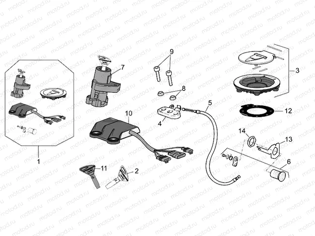 Lock hardware kit
