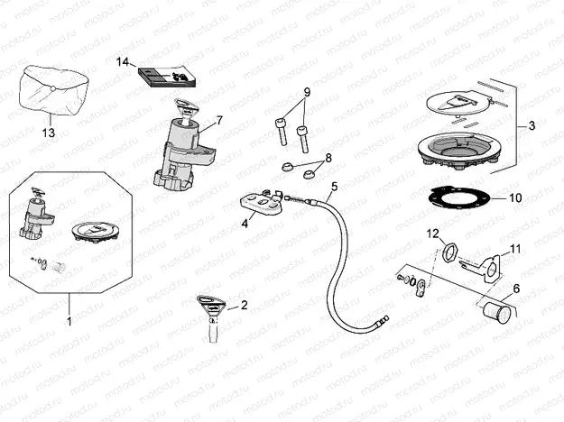 Lock hardware kit