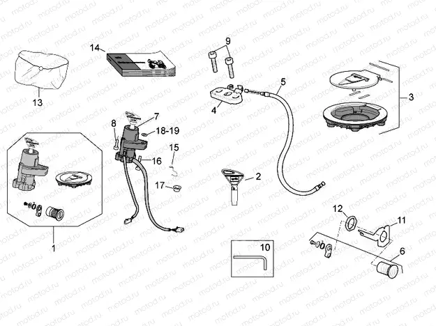 Lock hardware kit
