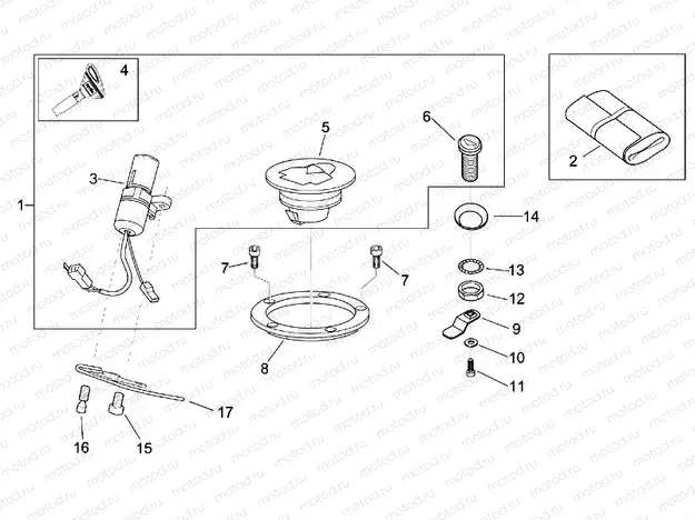 Lock hardware kit
