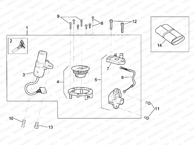 Lock hardware kit