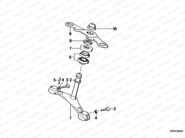 Lower fork cross brace