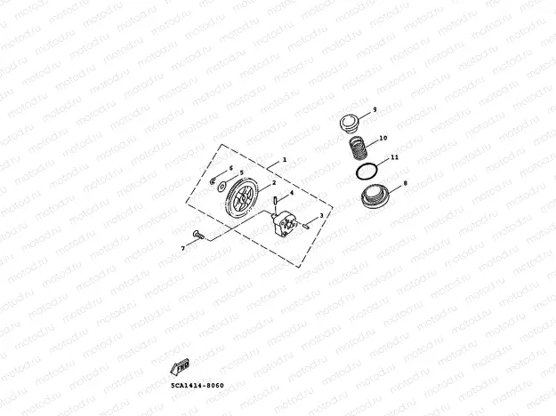 Lubricating oil pump
