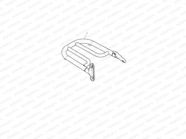 Luggage Rack Chrome