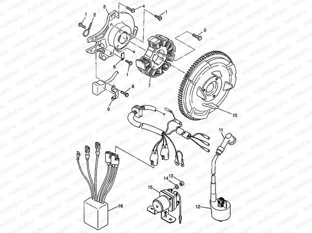 MAGNETO (400L) XPRESS 400L W97CA38C (4939603960D010) | MAGNETO (400L) XPRESS 400L W97CA38C (4939603960D010)