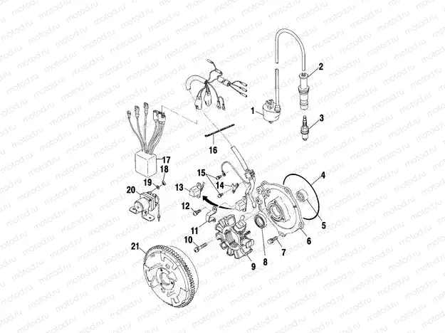 MAGNETO - A02CK42AA/AB (4970327032D03) | MAGNETO - A02CK42AA/AB (4970327032D03)