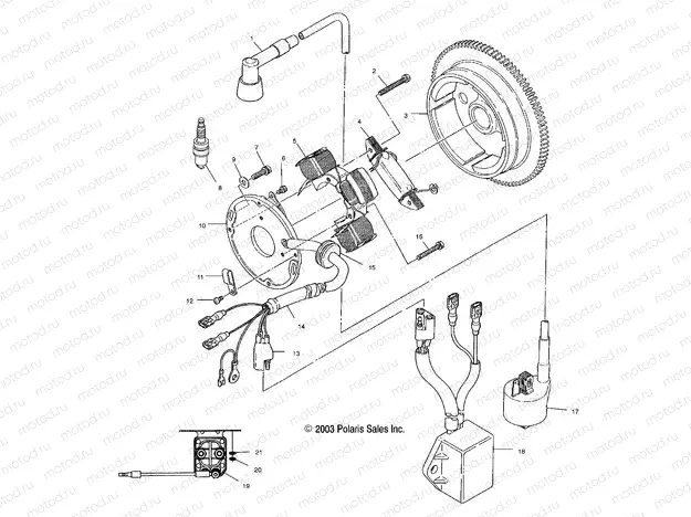 MAGNETO - A04BA25CA/CB (4986208620C08) | MAGNETO - A04BA25CA/CB (4986208620C08)