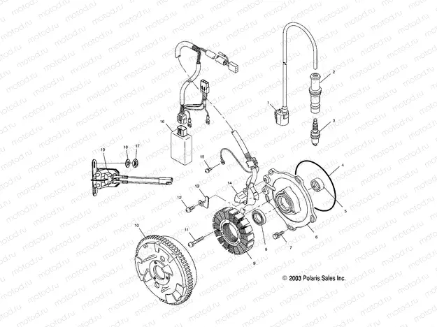 MAGNETO - A05MH50AB/AC/AG/AH/AL/AT/FB (4987288728D13) | MAGNETO - A05MH50AB/AC/AG/AH/AL/AT/FB (4987288728D13)