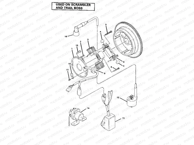 Magneto Assembly (4910981098052A) | Magneto Assembly (4910981098052A)