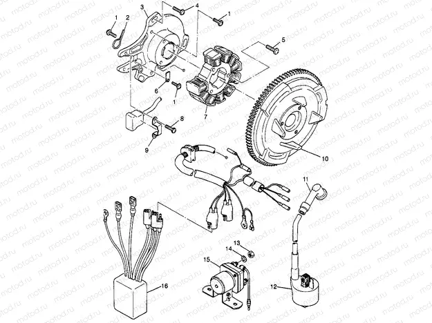 MAGNETO XPLORER 400L W97CC38C (4939753975D006) | MAGNETO XPLORER 400L W97CC38C (4939753975D006)