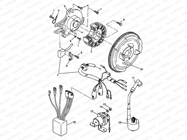 MAGNETO XPLORER 400L W98CC38C (4945414541D005) | MAGNETO XPLORER 400L W98CC38C (4945414541D005)